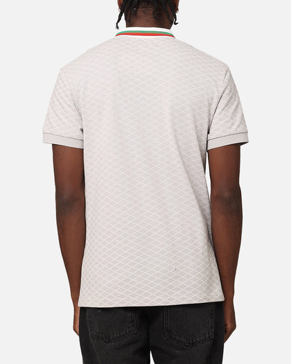 XXIII Printed Polo Shirt Light Grey