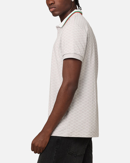 XXIII Printed Polo Shirt Light Grey