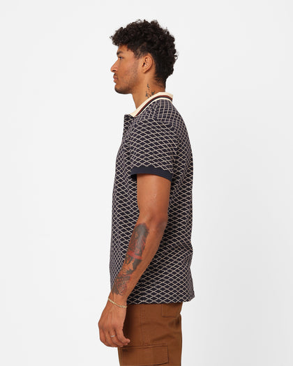XXIII Printed Polo Shirt Navy