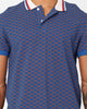 XXIII Printed Polo Shirt Blue/Brown