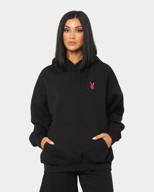 Playboy Bunny Basics Oversized Hoodie Black