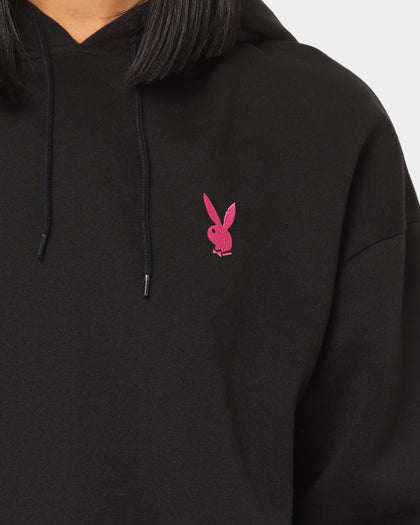 Playboy Bunny Basics Oversized Hoodie Black