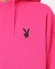 Playboy Stacked Hoodie Hot Pink