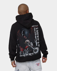 Rats Get Fat American Steel Vintage Hoodie Black Wash