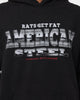 Rats Get Fat American Steel Vintage Hoodie Black Wash