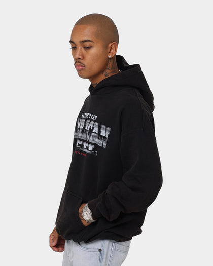 Rats Get Fat American Steel Vintage Hoodie Black Wash