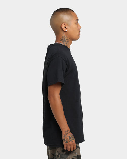 Rats Get Fat Butterfly Effect Vintage T-Shirt Black/Black