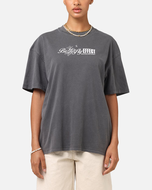 Rats Get Fat Butterfly Effect T-Shirt Charcoal