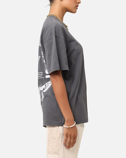 Rats Get Fat Butterfly Effect T-Shirt Charcoal