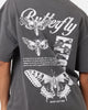 Rats Get Fat Butterfly Effect T-Shirt Charcoal