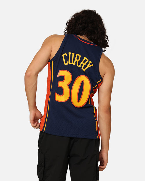 Mitchell & Ness Golden State Warriors Stephen Curry #30 '09-'10 Home Swingman Jersey Navy