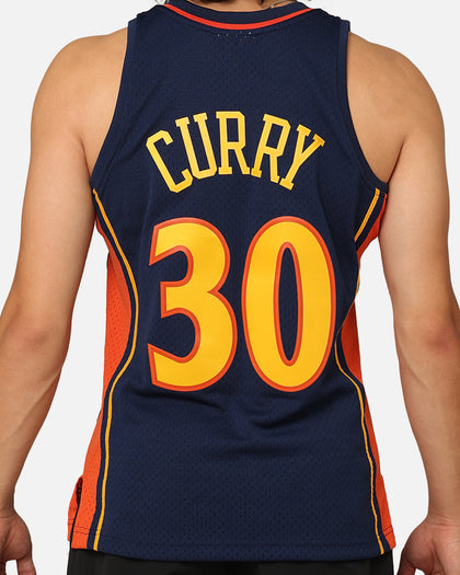 Mitchell & Ness Golden State Warriors Stephen Curry #30 '09-'10 Home Swingman Jersey Navy