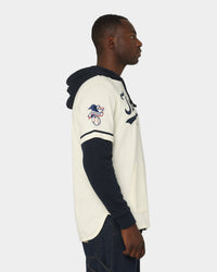 47 Brand Detroit Tigers Shortstop Hoodie Cream