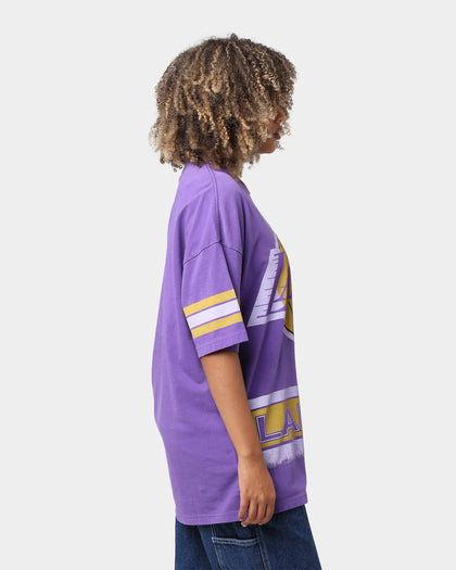 Mitchell & Ness Los Angeles Lakers Conference T-Shirt Faded Purple