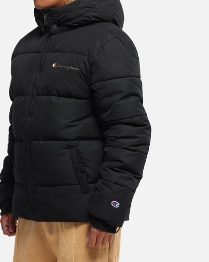 Champion Rochester Puffer Jacket Black/Gold