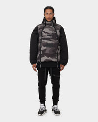 DXXMLife L-3 Chainge$ Puffer Vest Grey/Camo