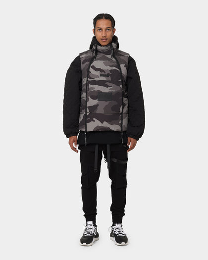DXXMLife L-3 Chainge$ Puffer Vest Grey/Camo