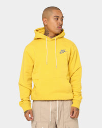 Nike Sportswear Revival Fleece Pull Over Hoodie Vivid Sulfur/White
