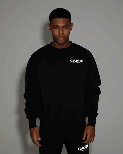 Carre Premium Motion Crewneck Black