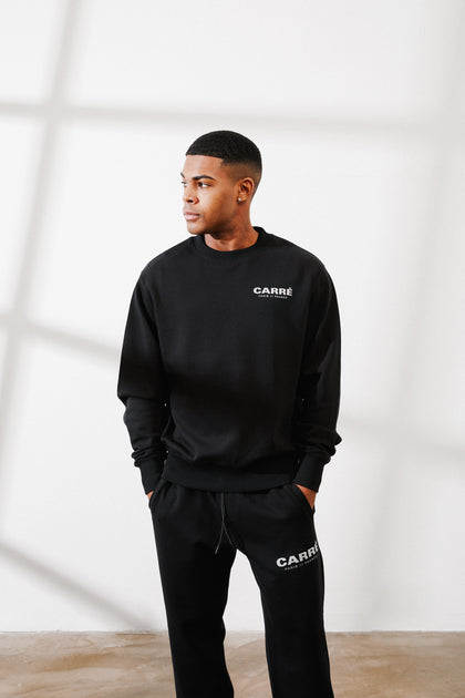 Carre Premium Motion Crewneck Black