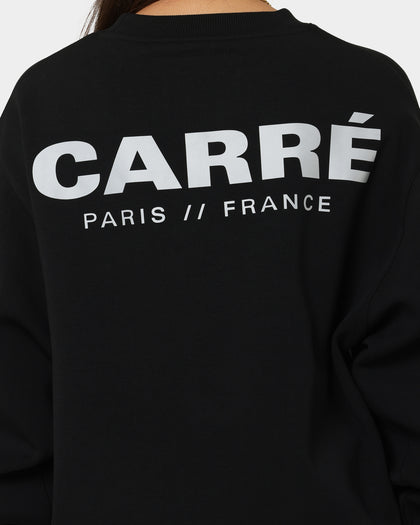 Carre Premium Motion Crewneck Black
