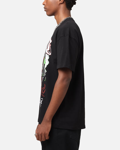 Goat Crew Goat Skull Vintage T-Shirt Black