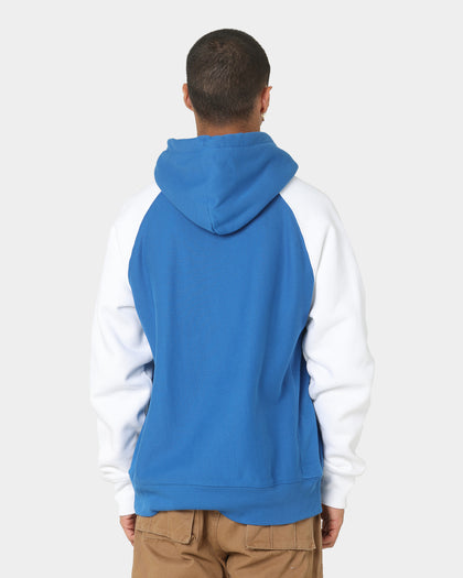 Champion Reverse Weave Raglan Hoodie Living In Blue