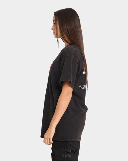 Goat Crew X Squid Game Logo Vintage T-Shirt Black Wash