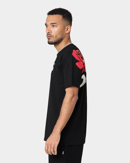 Carre Volle Rose Vintage T-Shirt Black
