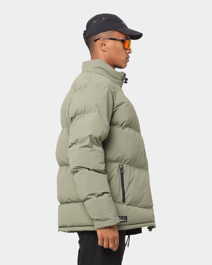 PYRA Padded Puffa Jacket Olive Green