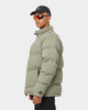 PYRA Padded Puffa Jacket Olive Green