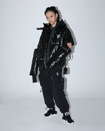 The Anti Order Anti Joy Technical Puffer Jacket Black/Silver