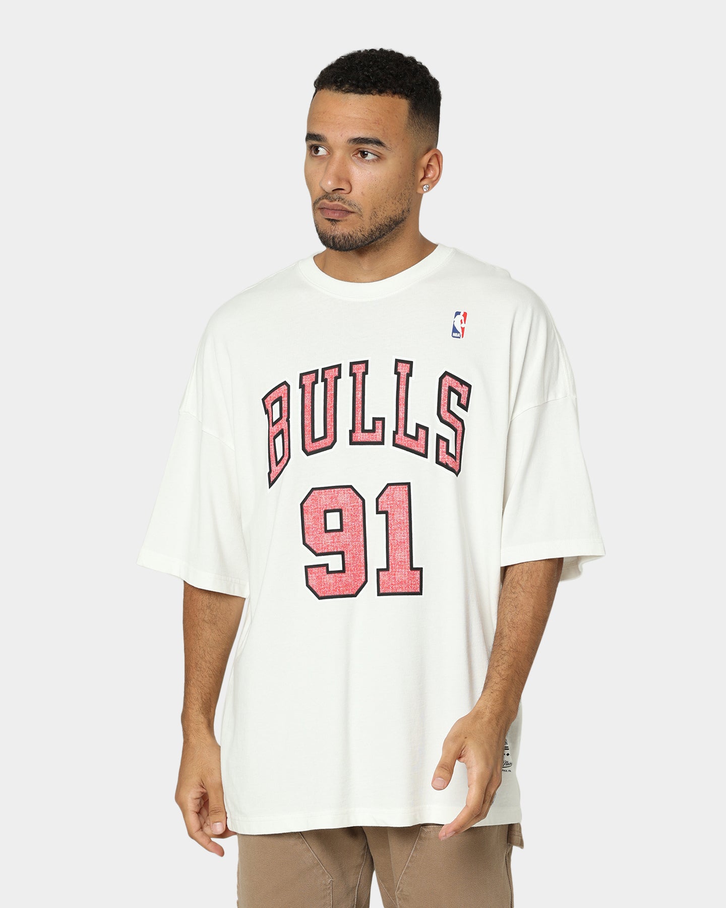 Mitchell & Ness Chicago Bulls Dennis Rodman #91 N & N Oversized T