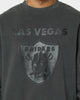 Majestic Athletic Las Vegas Raiders Tonals Logo Stack Crewneck Gunmetal