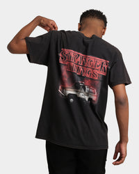 Goat Crew X Stranger Things Chief Hopper Vintage T-Shirt Black Wash