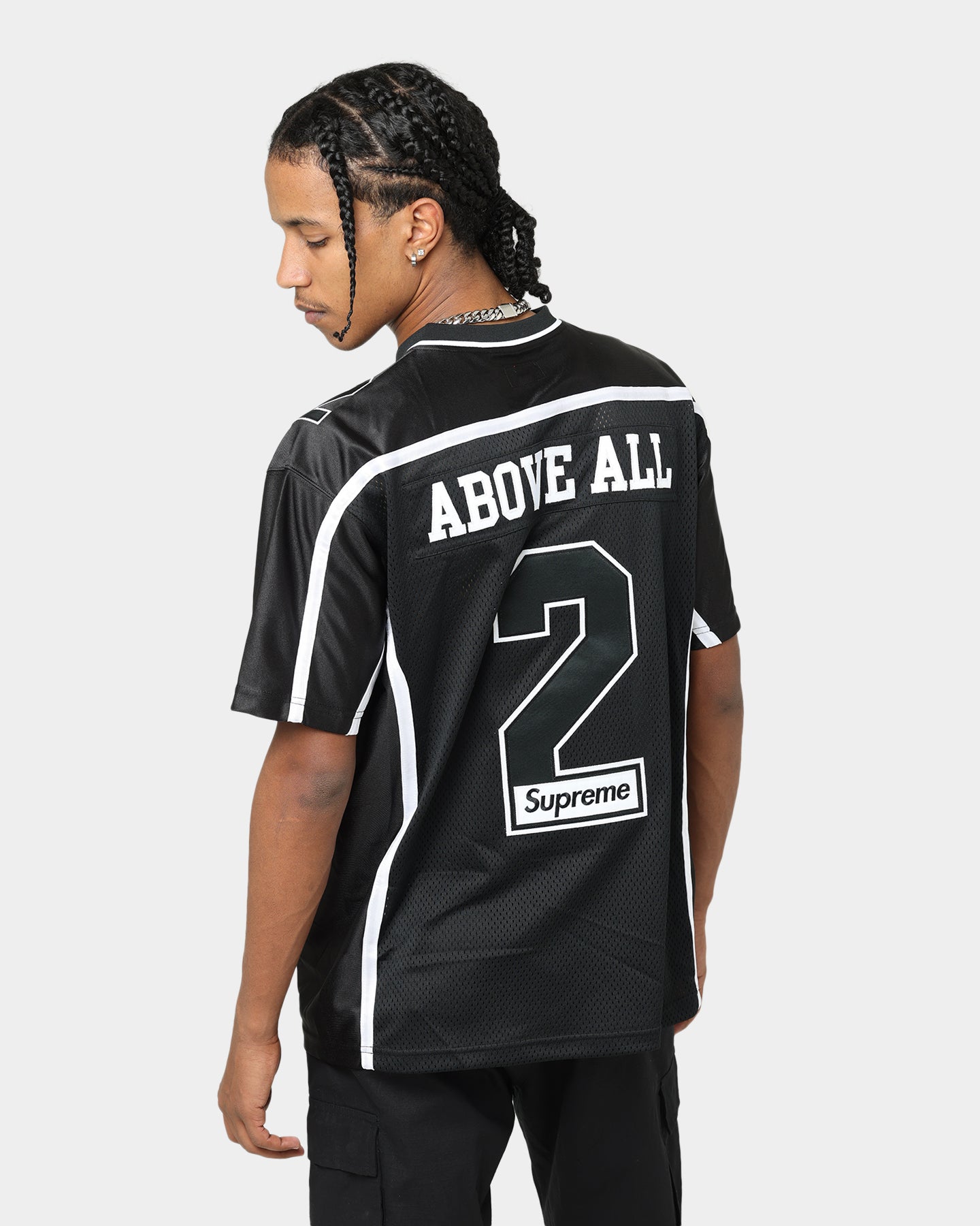 Supreme Paint Football Jersey Black | Culture Kings