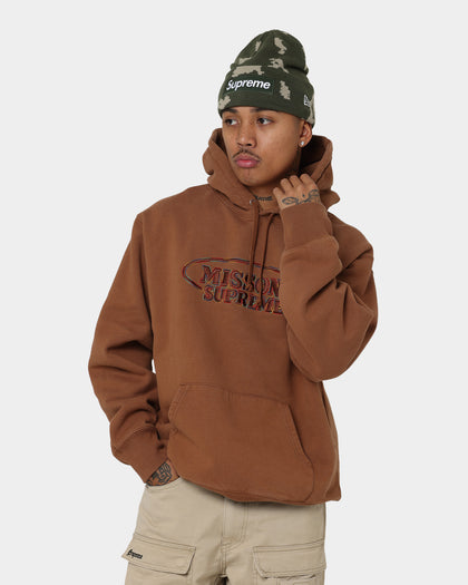Supreme X Missoni Hooded Sweatshirt Brown