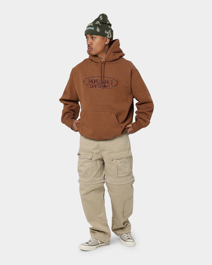 Supreme X Missoni Hooded Sweatshirt Brown