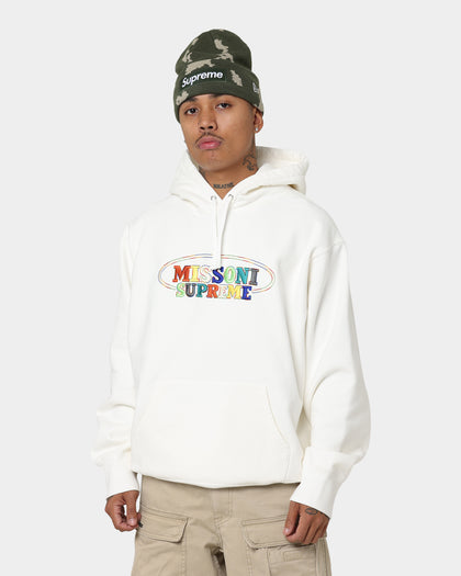 Supreme X Missoni Hooded Sweatshirt White