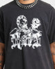 Rats Get Fat Scorpion T-Shirt Black Wash