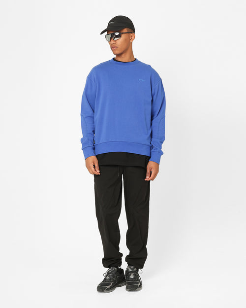 Pyra Classic Curved Crewneck Blue