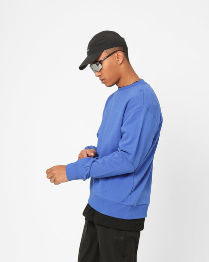 Pyra Classic Curved Crewneck Blue
