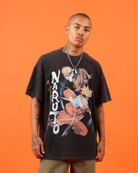Goat Crew X Naruto Naruto Premium Vintage T-Shirt Vintage Black