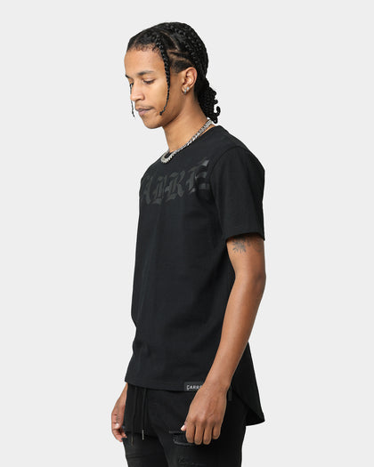 Carré Gothic Collar Droptail T-Shirt Black