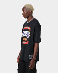 Mitchell & Ness Los Angeles Lakers 3-Peat T-Shirt Black