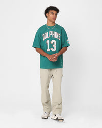 Mitchell & Ness Miami Dolphins Dan Marino N&N Oversized T-Shirt Faded Teal