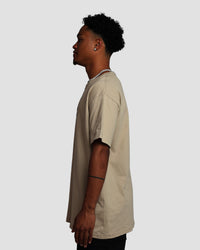 HUF Essentials OG Logo T-Shirt Sand