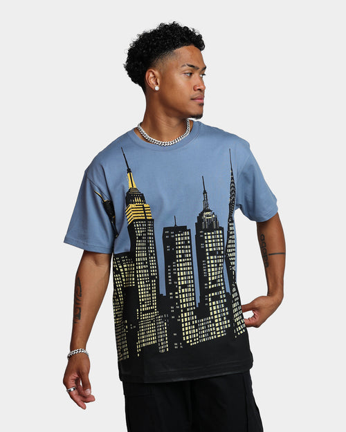 HUF Skyline T-Shirt Blue