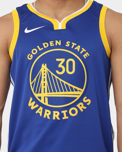 Nike Stephen Curry San Francisco Golden State Warriors #30 Icon Edition 2022/23 Nike Dri-FIT NBA Swingman Jersey Rush Blue