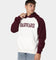 National Collegiate Athletic Association Harvard Crimson Two Tone Raglan Hoodie Vintage White